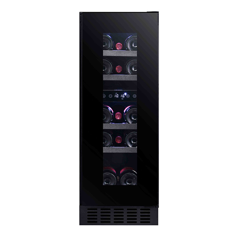 Vinopro On Sale Professional 12 Bottles Compressor Wine Fridge Glass Door Cellar Dual Zone Built In 58L Smart Wine Cooler