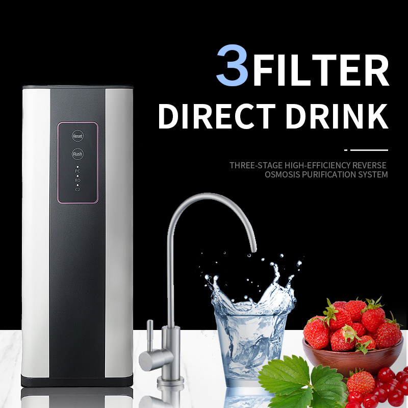 75GDP tank water filter machine intelligent faucet RO water treatment Purificador de agua  reverse osmosis  water dispenser