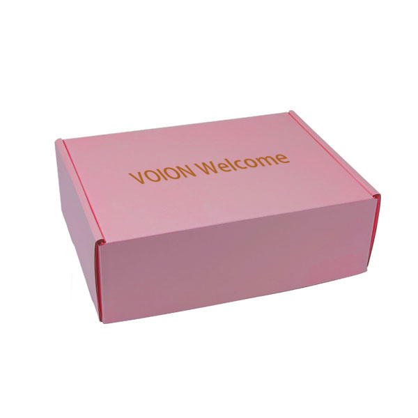 Luxury Packaging Cajas Cosmetic Corrugated Mailer Boxes Custom Logo Printed Durable Gift  Package Pink Mailer Shipping Boxes