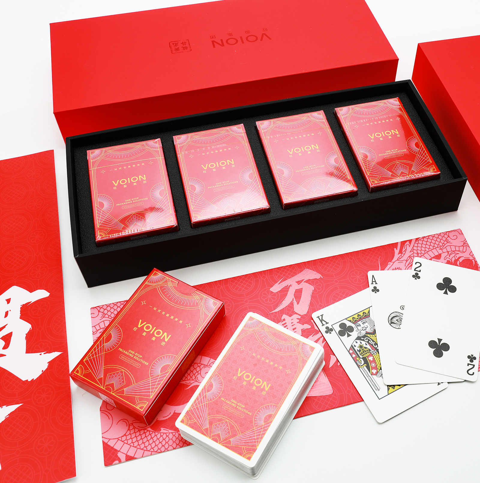 Supplier Waterproof Sublimation Playing Card With Box Front And Back Printing Logo Paper Game Custom Poker Playing Card