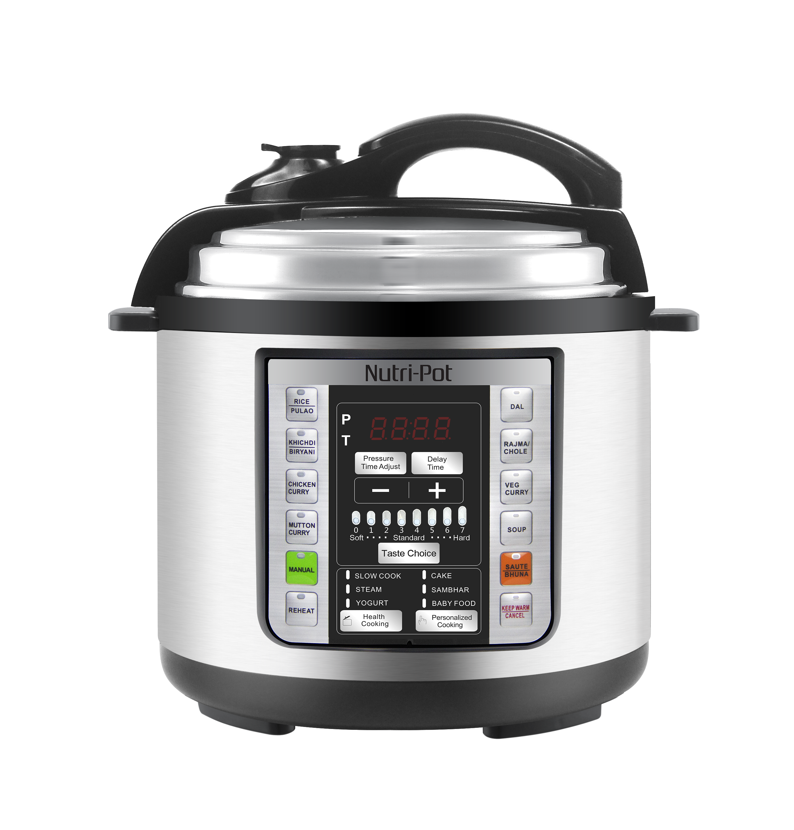 Customizable Stainless Steel Pot 1000W Programmable Electric Pressure Cooker Crock Pot Multi Cooker factory direct sell