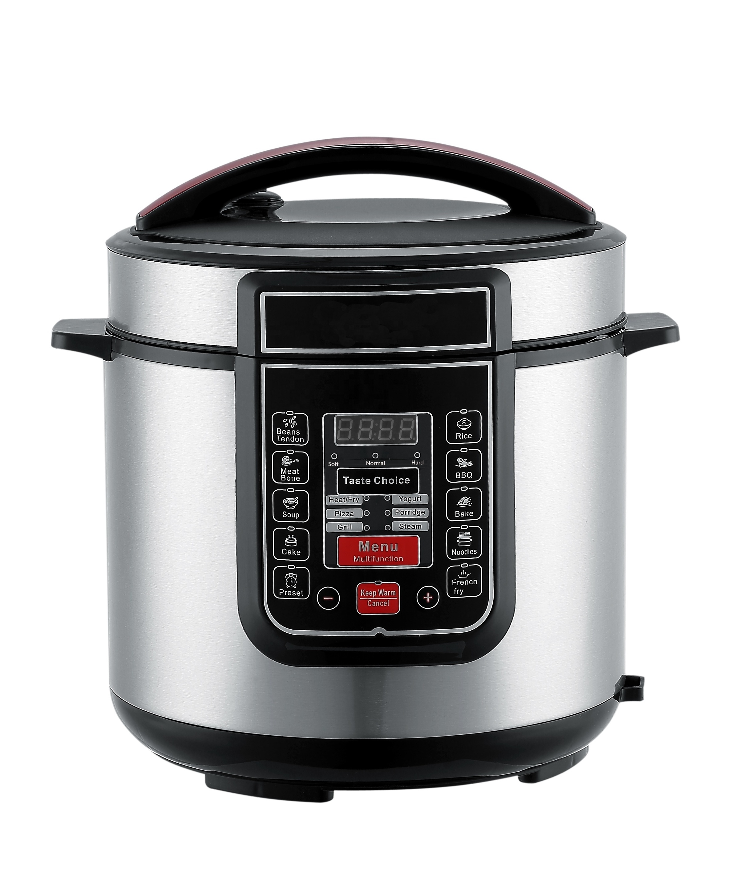 900W 5Quart Programmable Multi-use Electric Pressure Cooker Stainless Steel Pot Instant Crock Pot