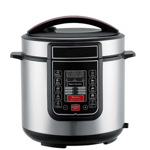 900W 5Quart Programmable Multi-use Electric Pressure Cooker Stainless Steel Pot Instant Crock Pot