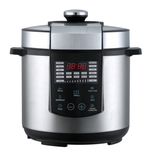 6Qt IMD Touch Pressure Cooker 1000W 220V 9-in-1 Programmable Stainless Steel Pot