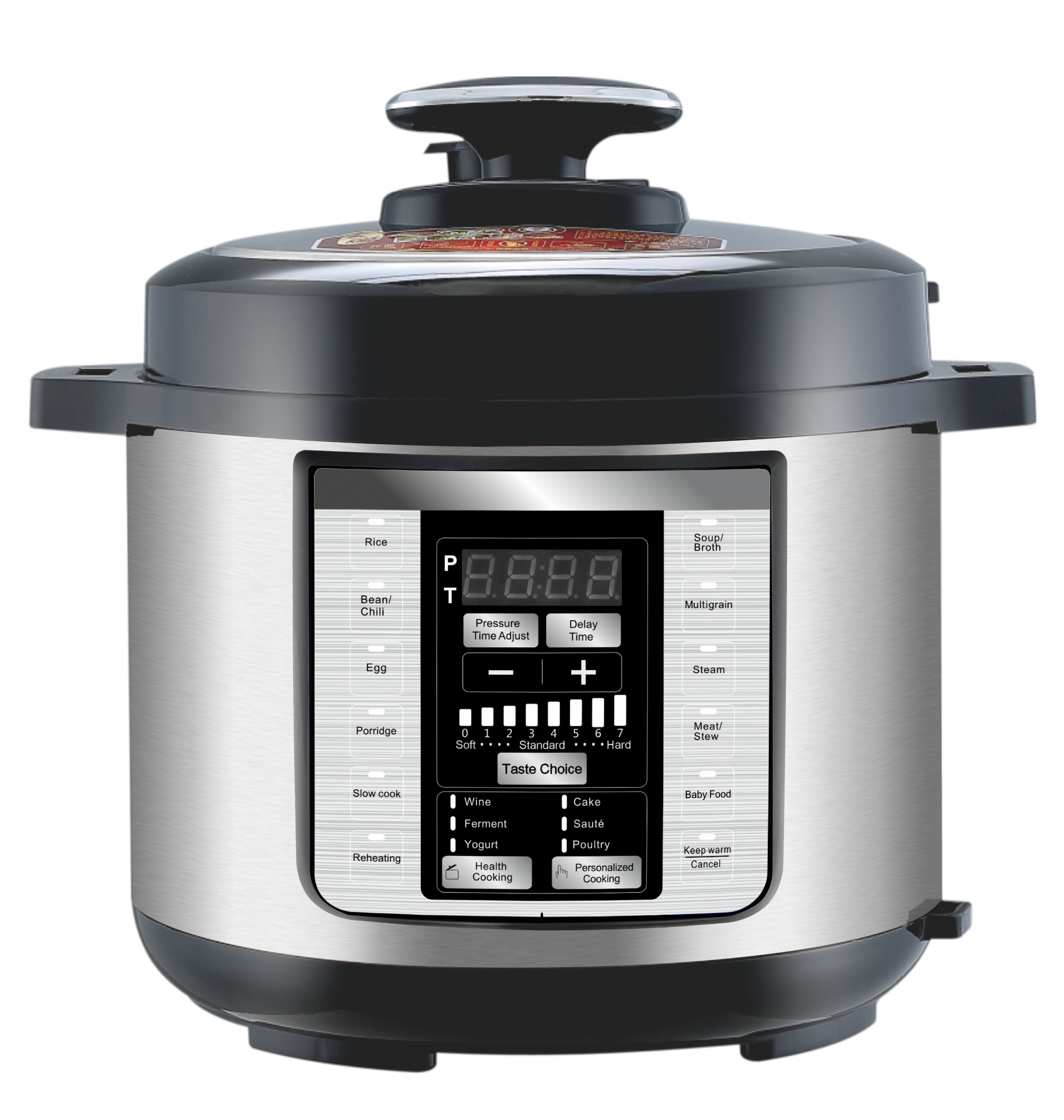 Electric Pressure Cooker 1000W 220V 14-in-1 Programmable Multifunctional Pressure Cooker Stainless Steel Pot