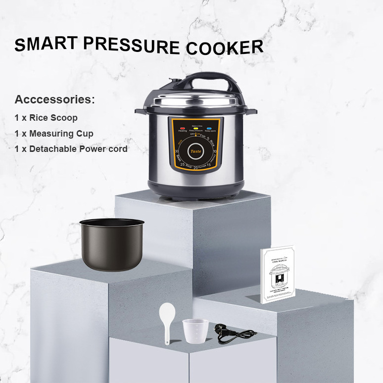 6L 1000W New Electric Multi Pressure Cooker Instant Pressure Rice Cooker With Mechanical