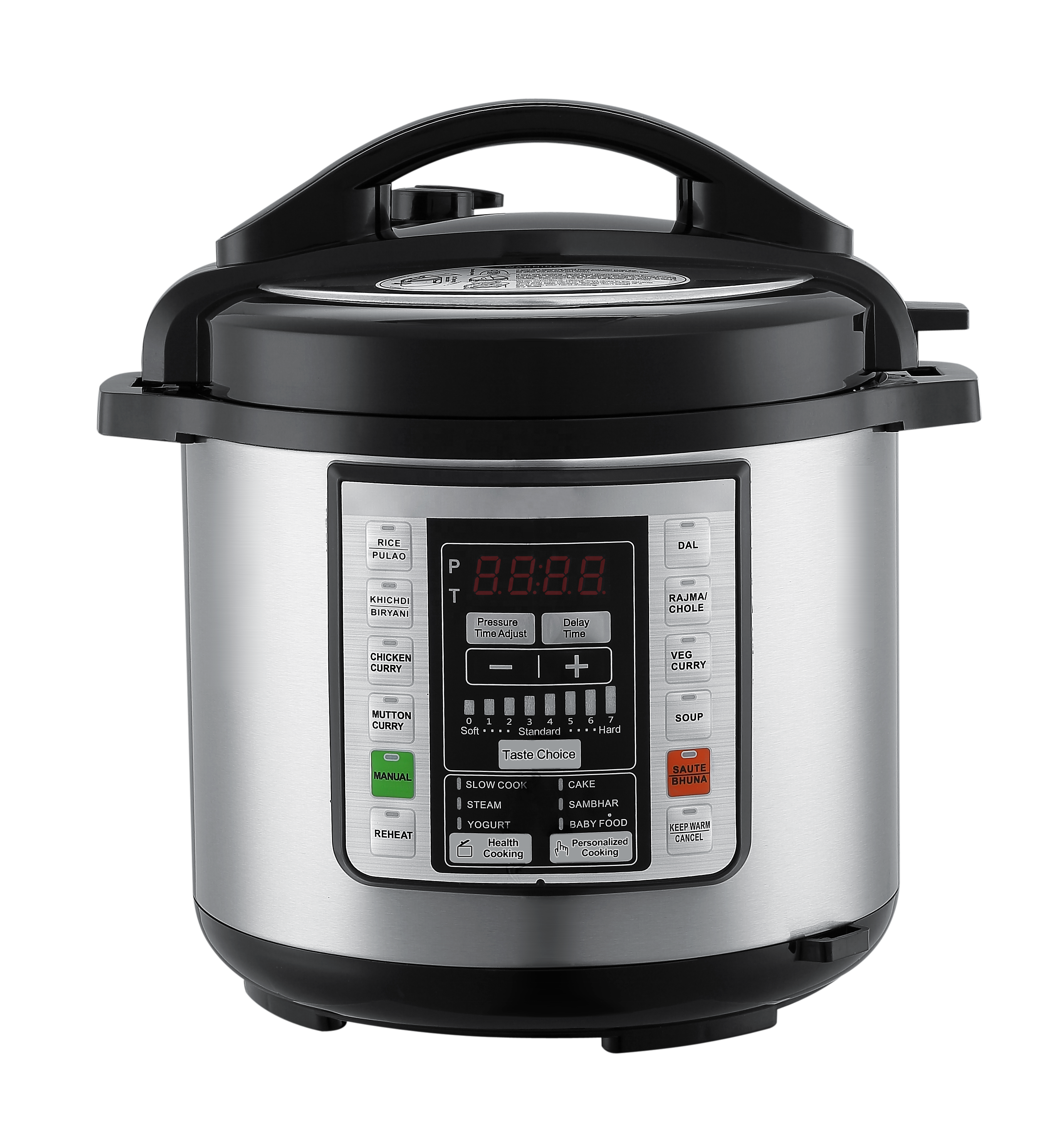 Electric Pressure Cooker 6 Quart Stainless Steel 12 in 1 Programmable Multipot Cooker Duopro