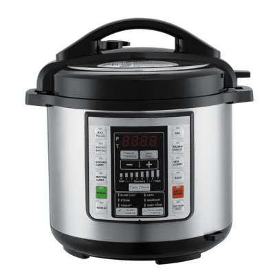 Electric Pressure Cooker 6 Quart Stainless Steel 12 in 1 Programmable Multipot Cooker Duopro