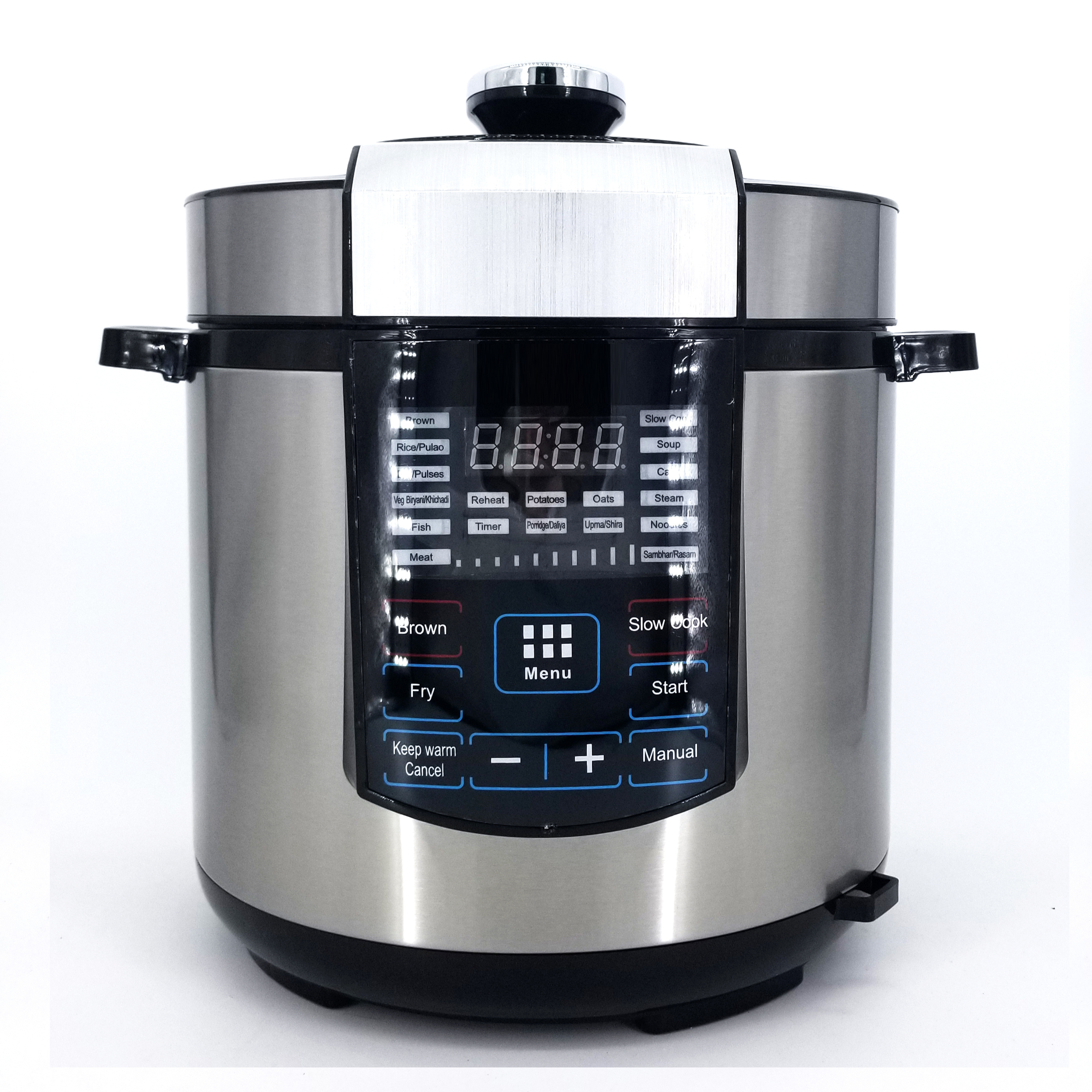 6Qt Programmable Electric Pressure Cooker Stainless Steel Pot Multi-use Cooker Instant Crock Pot