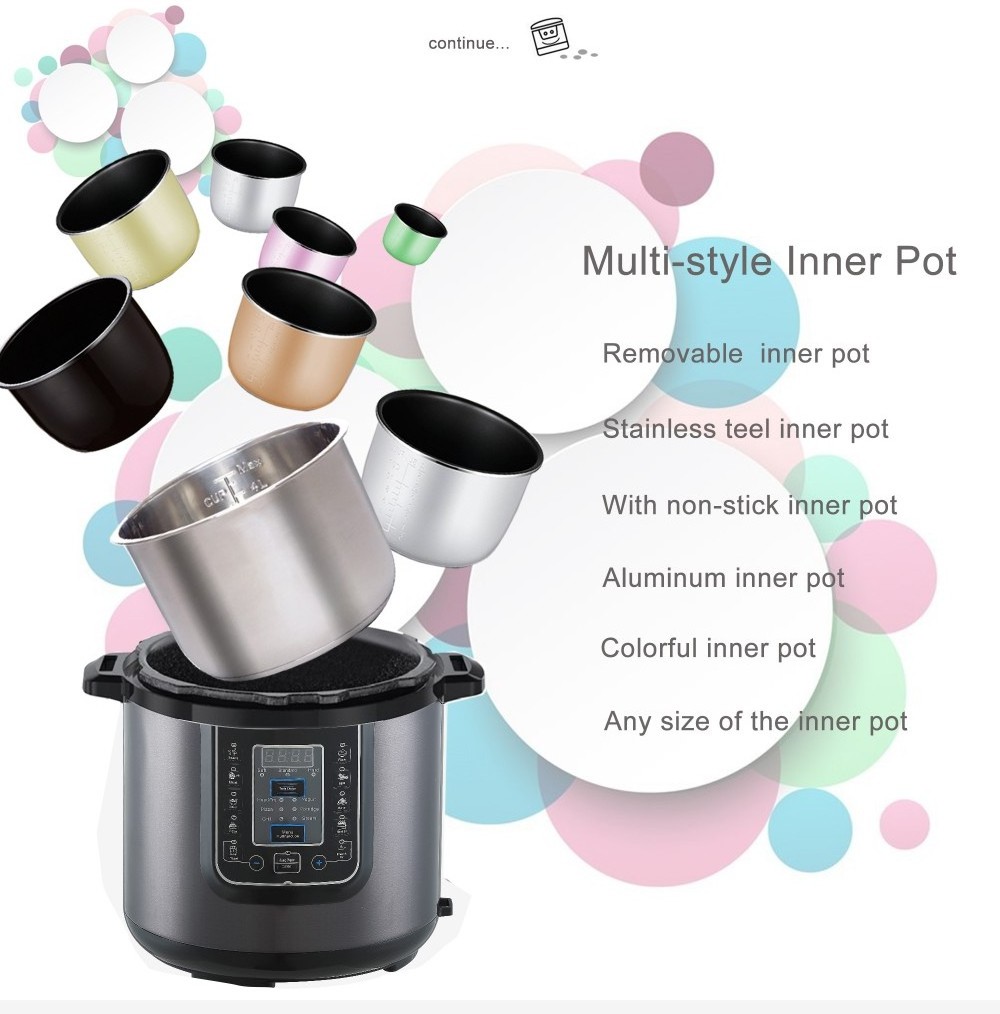 New design Kitchen Appliances Multipurpose Electric Pressure Cooker Instant Hot Pot