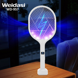 Factory Rechargeable fly uv mosquito trap electric swatter insect killer lamp efficient bug zapper light