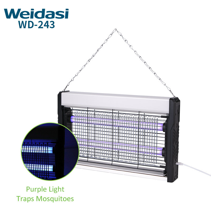 ABS and PP Electric Mosquito Killer Lamp Purple Light Mosquito Trap with 2200 Voltage Killer Mesh