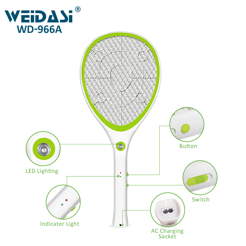 Manufacturer Factory good sell Rechargeable Usb Mosquito Killer swatter Eco-Friendly material Anti bug zapper