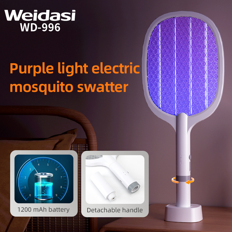 Summer electric fly killer uv mosquito killer lamp efficient bug zapper light with rechargeable battery