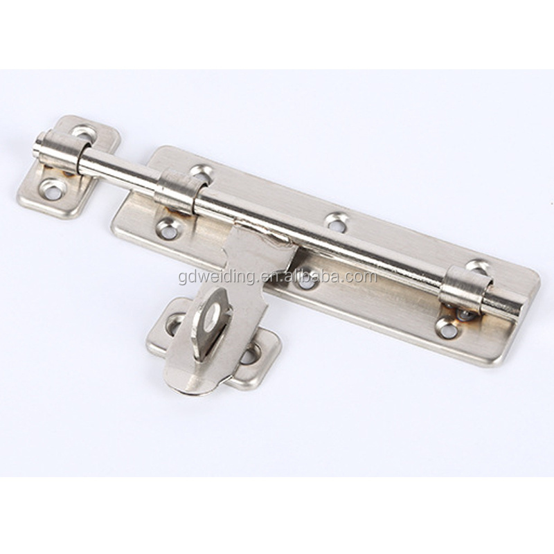 Stainless Steel Different Size Barrel Tower Bolt Door Catch Bolt JLS-01 Anguli Graphic Design Brush