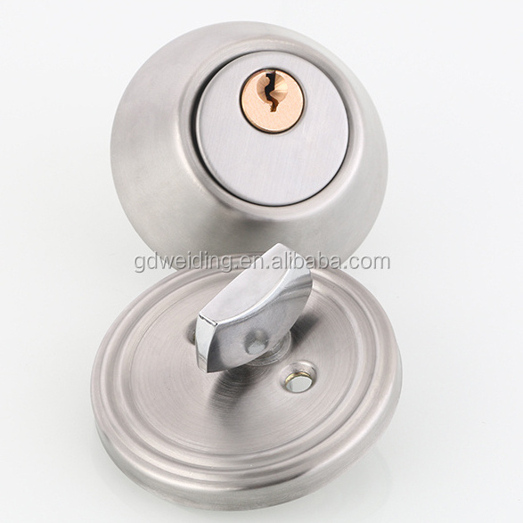 Satin Stainless Steel Single Cylinder Deadbolt lock