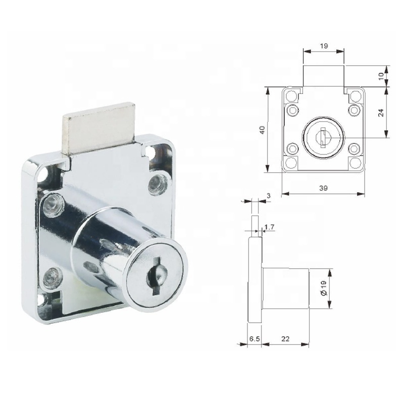 138 A Zinc Alloy Furniture Desk Drawer cabinet Lock