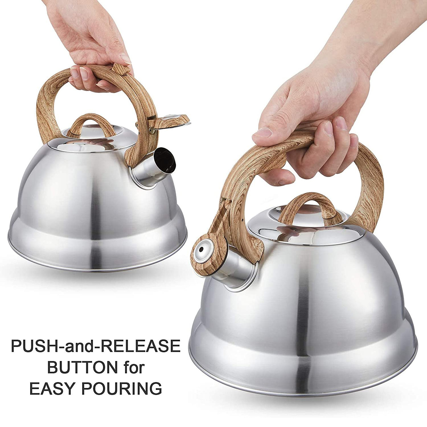 Whistling Kettle Kitchen Stainless Steel Water Kettle Stainless Steel Tea Kettle