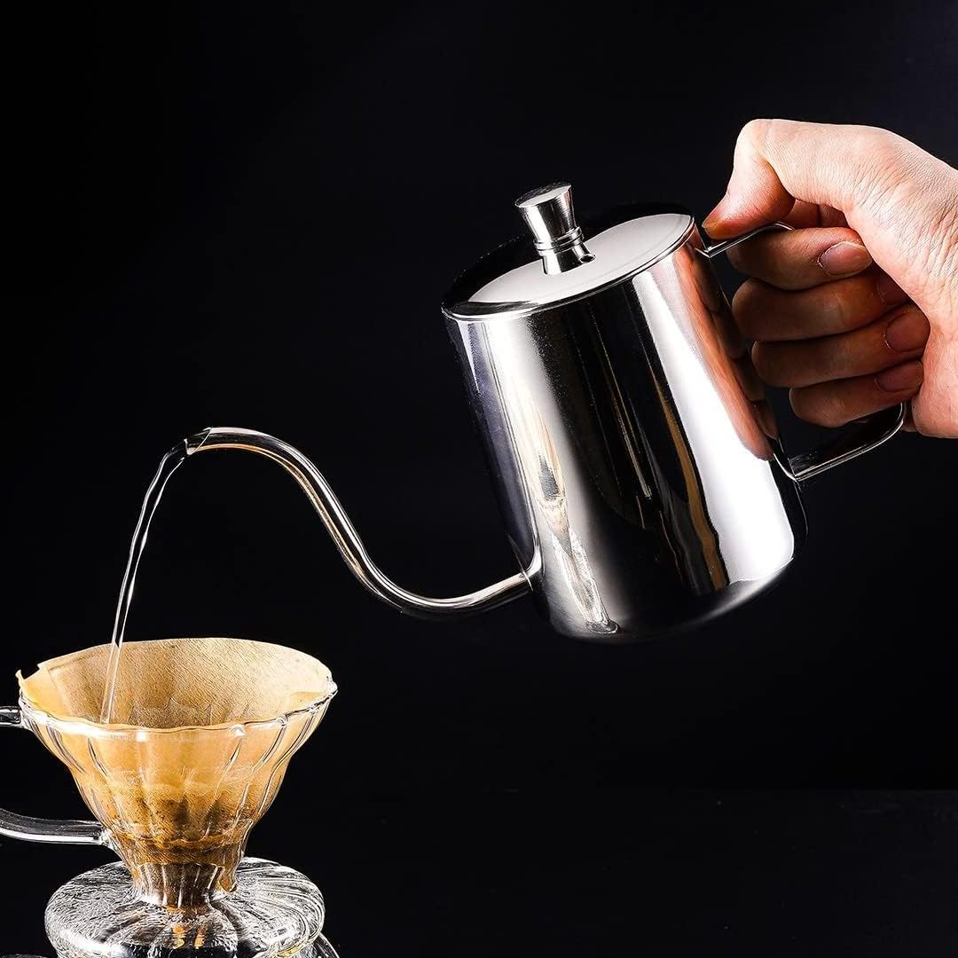 Factory Stainless Steel Gooseneck Manual Pour Over Hand Drip Pot Coffee Kettle Pot For Drip Coffee Milk