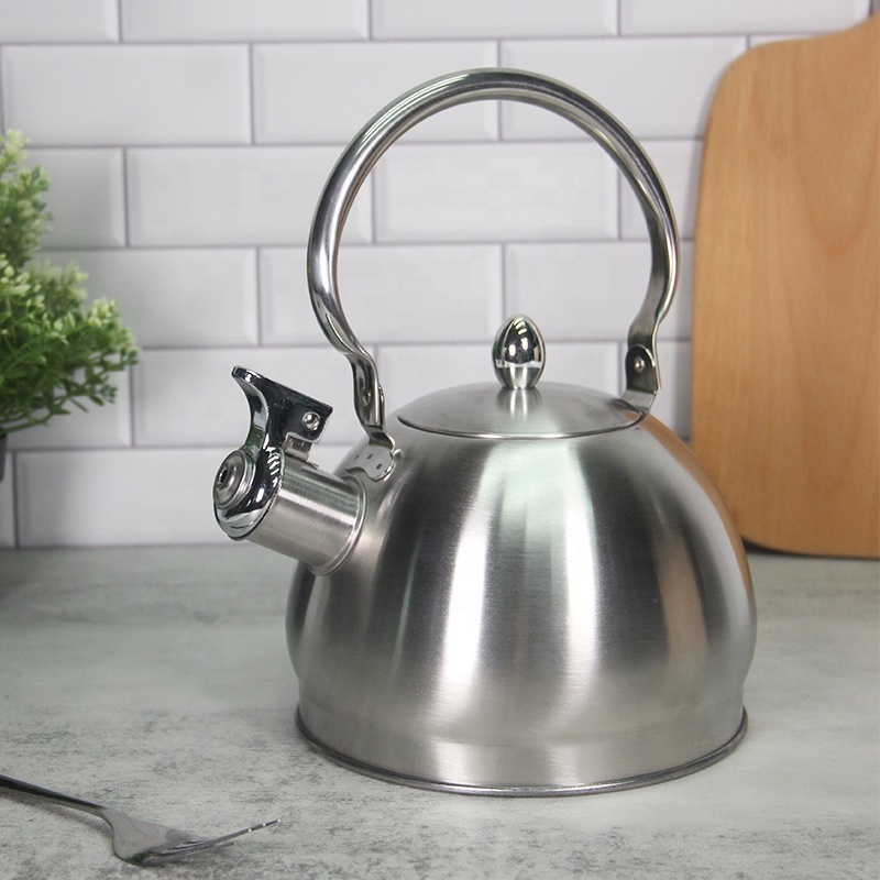 Whistling Teapot Stainless Tea Kettles Stove Top Tea Maker 3L/4L/5L Outdoor Water & Camping Teapot Stainless Steel