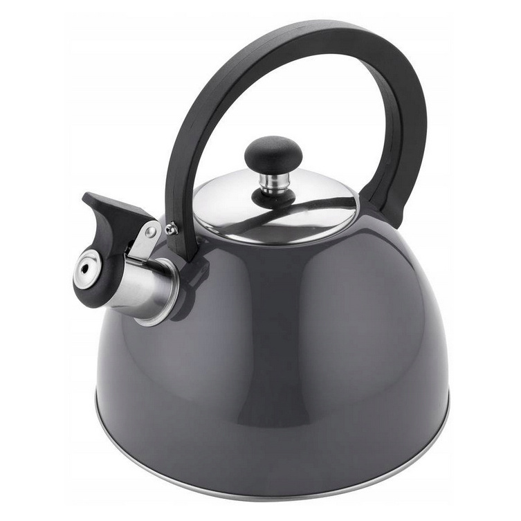 Stove top black tea kettles stainless steel water whistling kettle for boiling water