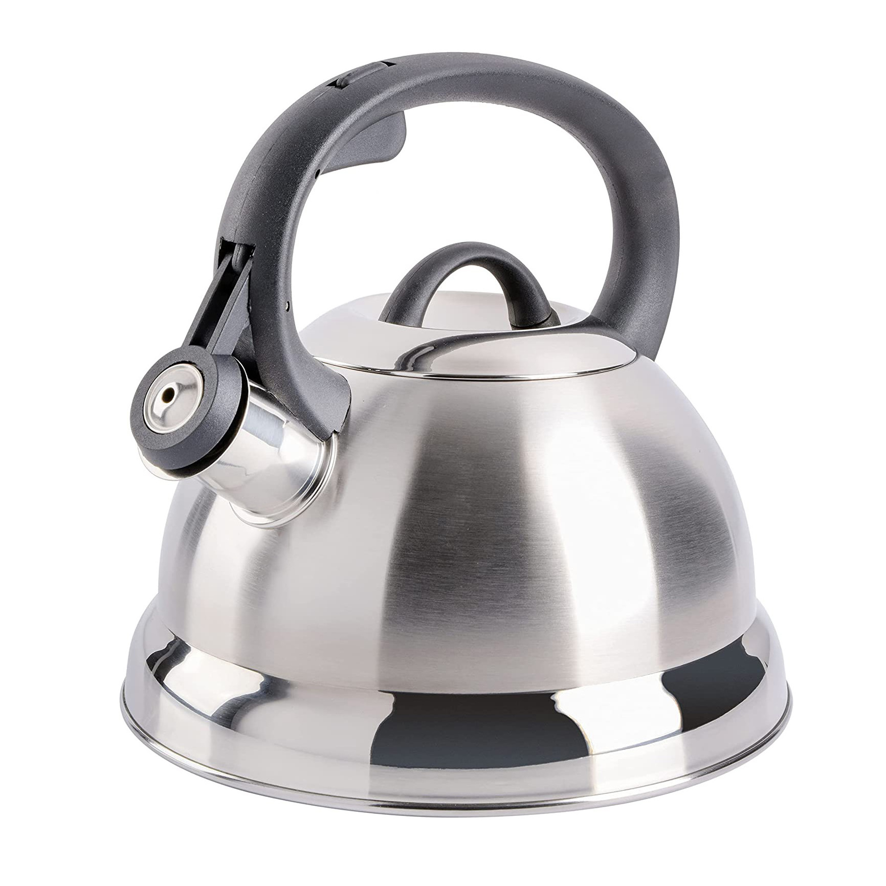 New Design Stainless Steel Whistling Kettle Gas Stove Kettle Metal Tea Pot Induction Water Kettle