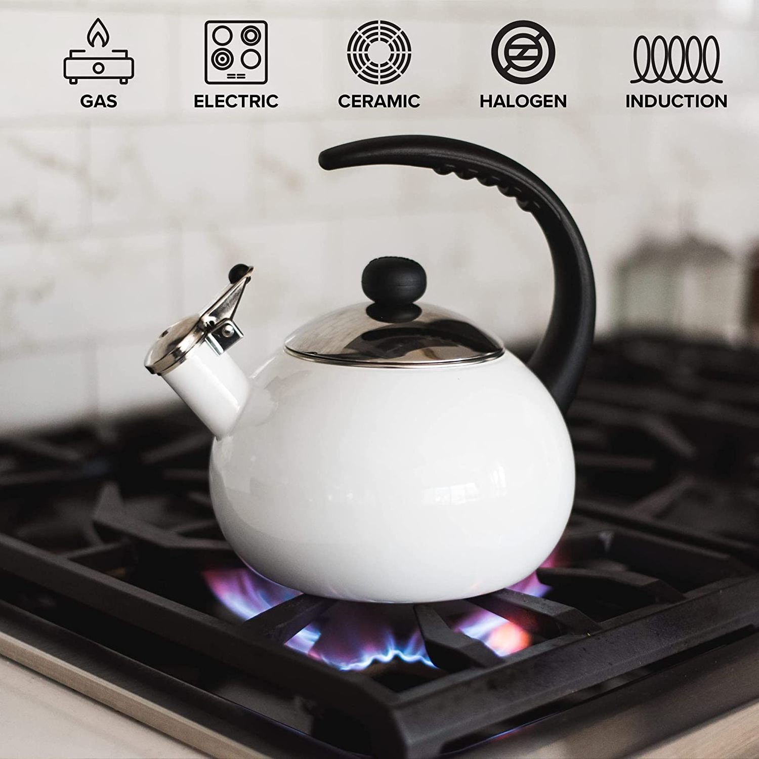 Hot Selling camping  Steel Tea Water Kettle Stove Top Whistling Kettle Stainless Steel Whistling Kettle