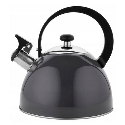 Stove top black tea kettles stainless steel water whistling kettle for boiling water