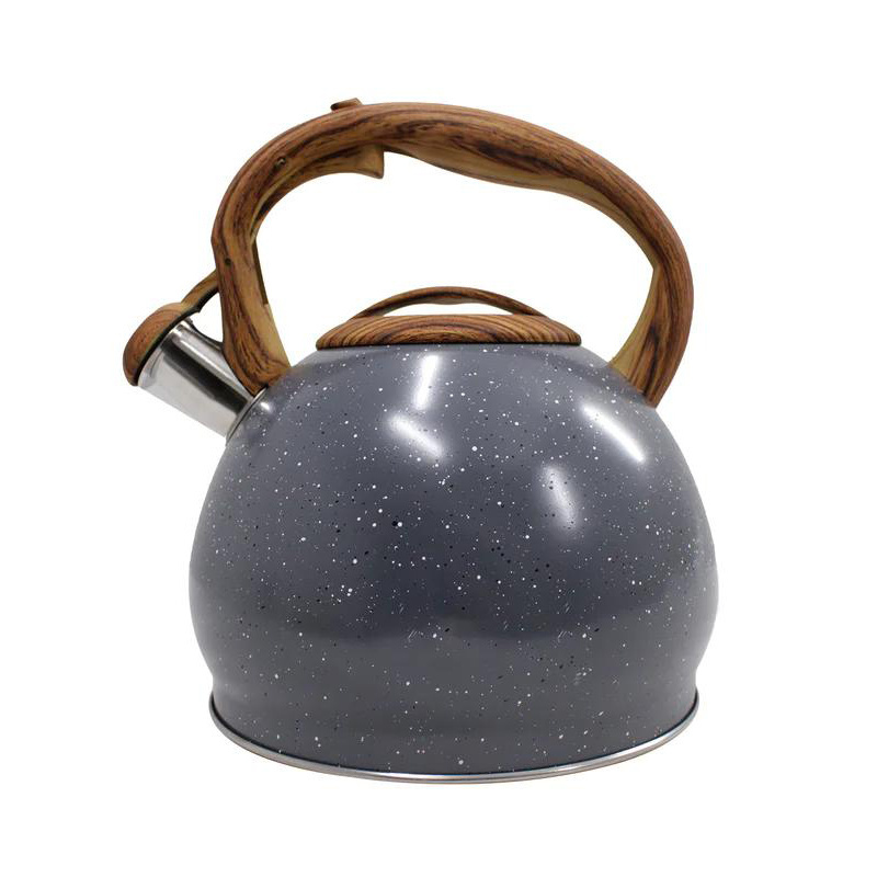 Gas stove stainless steel  grey whistling kettle kitchenware gray metal tea kettle