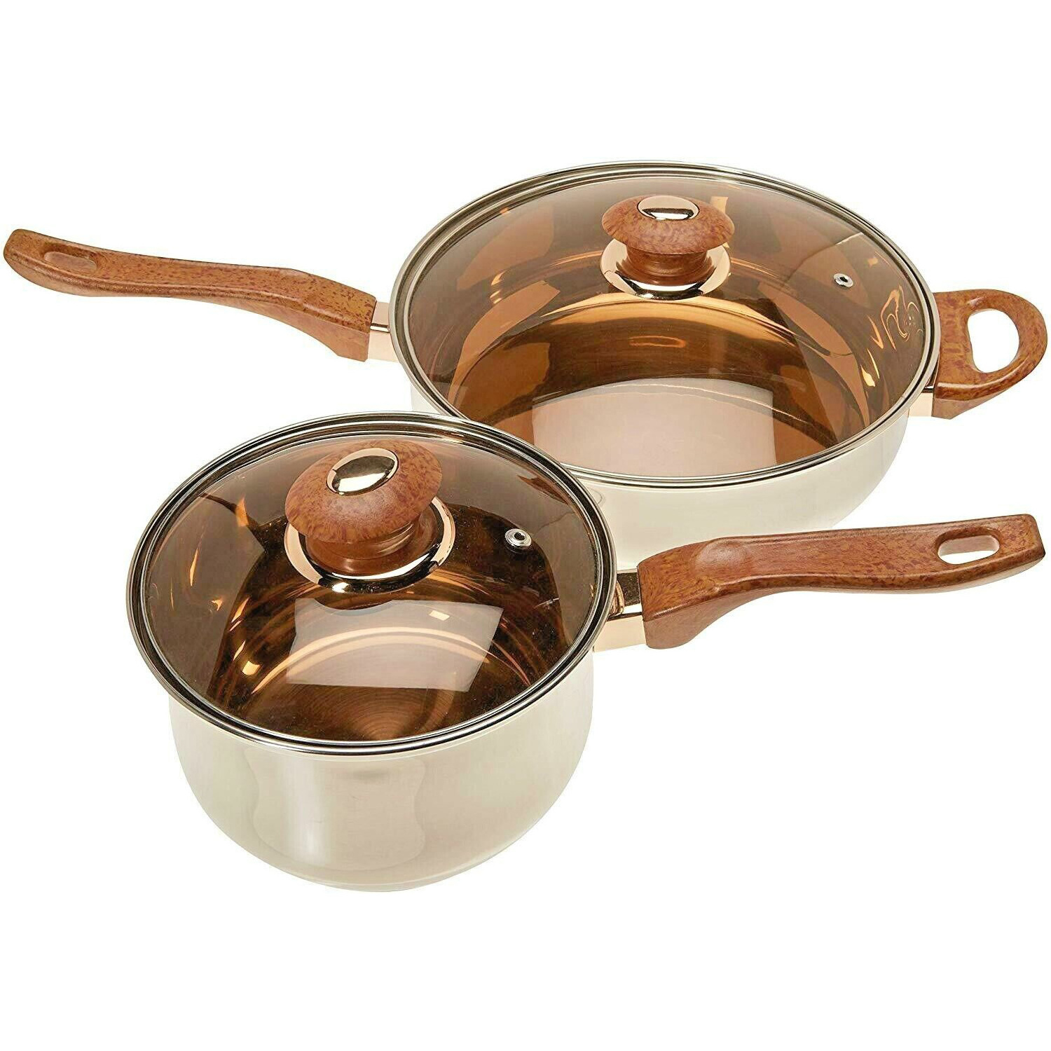 Stainless Steel 12 Pcs Cookingware Sets Casserole Kitchenware Ollas Bakelite Handle Cookware Sets Cooking Pot Set