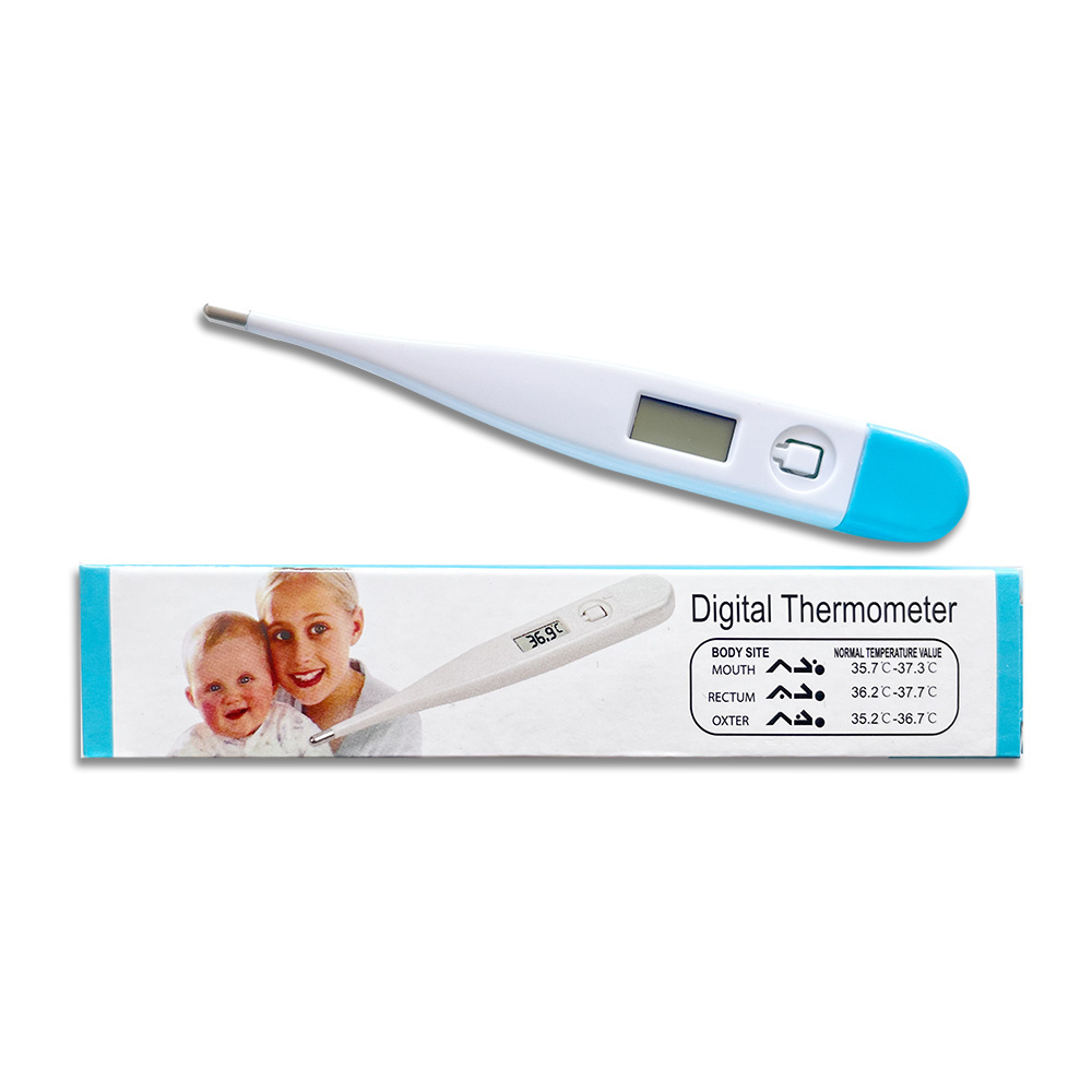 Medical fever waterproof mouth probe baby temperature wireless fiber optic digital thermometer children's electronic thermometer