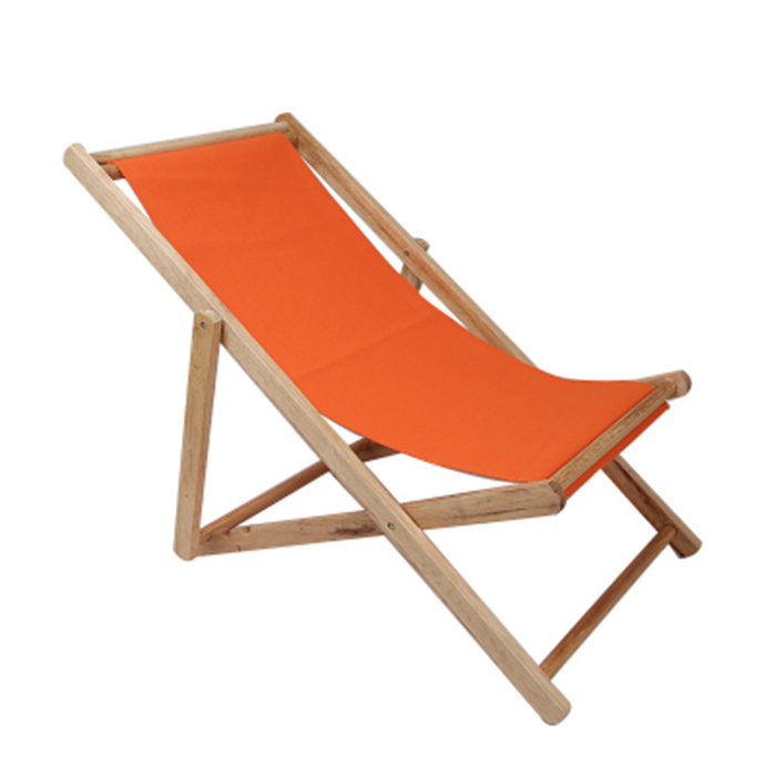 Wood chair Folding Beach Chair Seat Outdoor Camping Leisure Picnic Wooden Foldable Sling Surfside Recliner