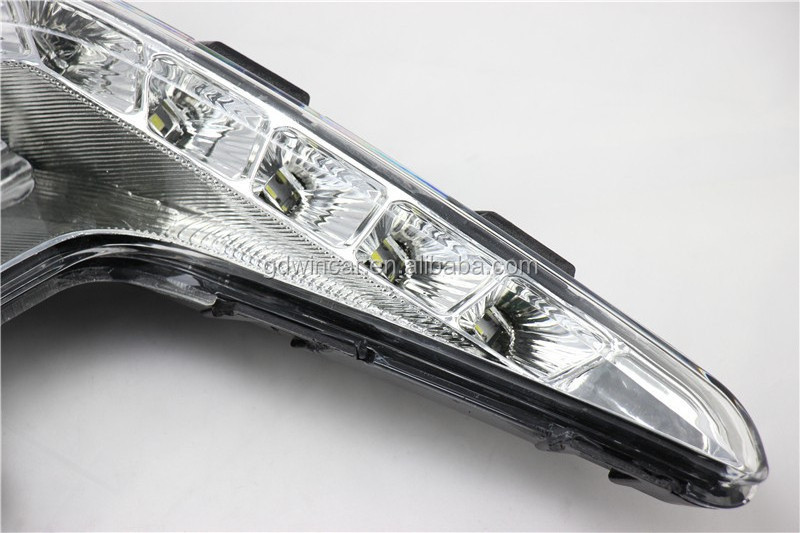 Ledlighting Led Daytime Running Lights for Kia K2 And for Kia RIO 2011-2014 led car light /auto part in china