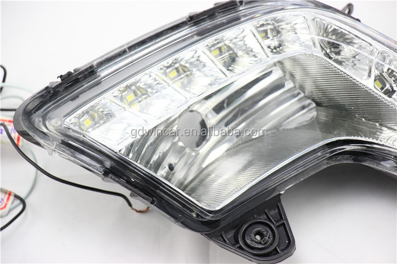 Ledlighting Led Daytime Running Lights for Kia K2 And for Kia RIO 2011-2014 led car light /auto part in china