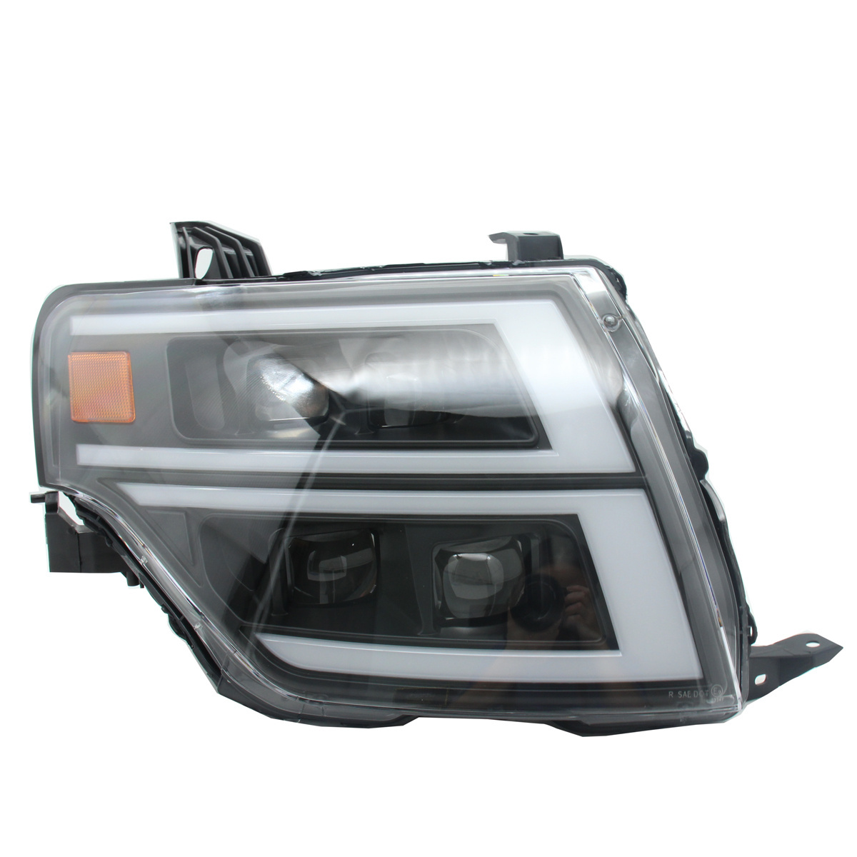 WINAUTO LED Headlights Assembly For Mitsubishi PAJERO V93 V97 2015-2018  Head lamps LED Headlight LED Dual Projector