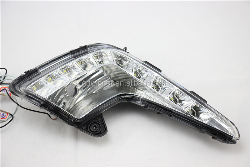 Ledlighting Led Daytime Running Lights for Kia K2 And for Kia RIO 2011-2014 led car light /auto part in china