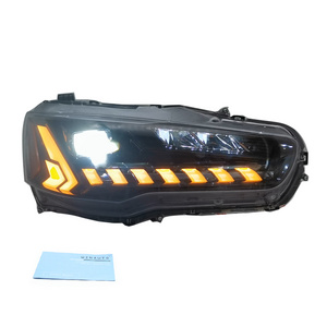 WINAUTO LED Headlights Assembly car bumper Lancer headlamp for Mitsubishi ASX Sport Lancer 2008~2018y headlight  DRL