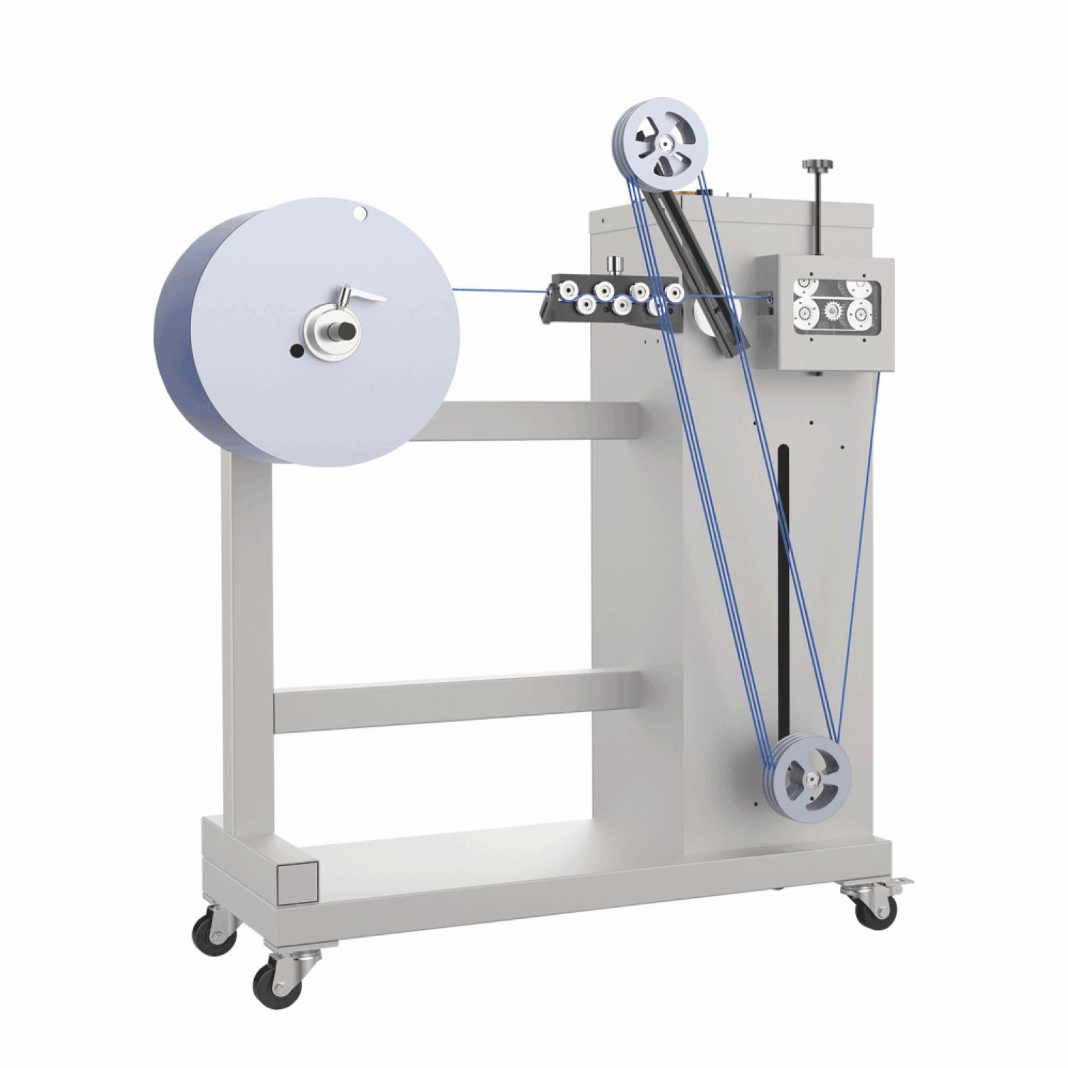 High Speed Dymatic Wire Cable Reel Drum Coiling Coiler Coil Spooler Roller Pay Off Stand PreFeeder Drawing Machine WG-930