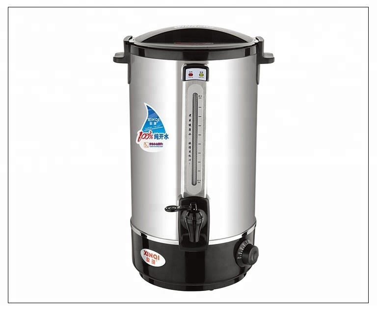 Double Layer Stainless Steel Electric Water Urn 20L Commercial Coffee Tea Catering Drinking Boiler Keep Warm Kettle