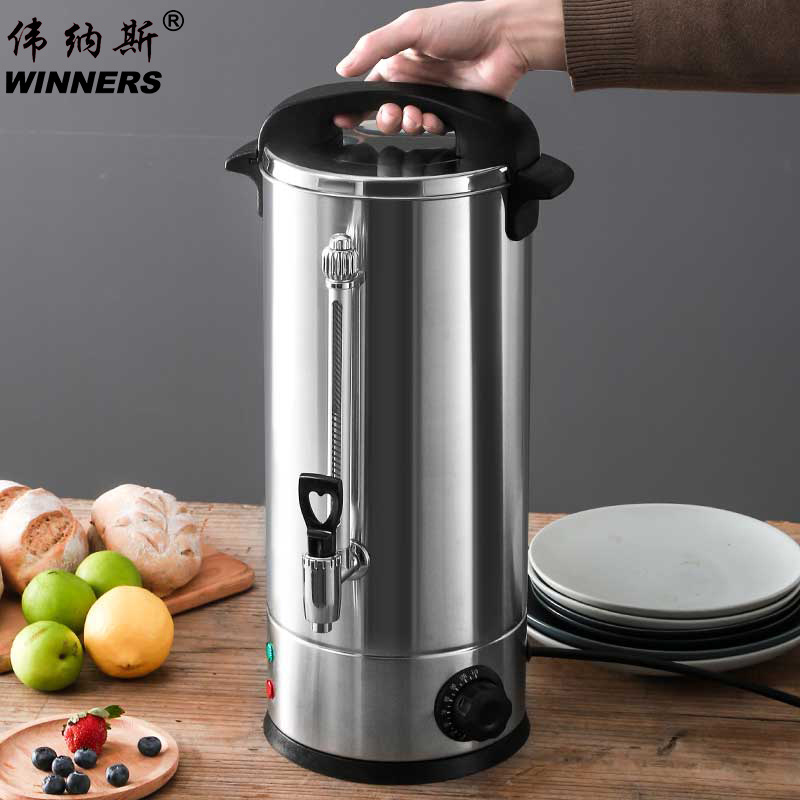 WINNERS electric stainless steel milk can boiler hotel making coffee urn water boiler for hotel