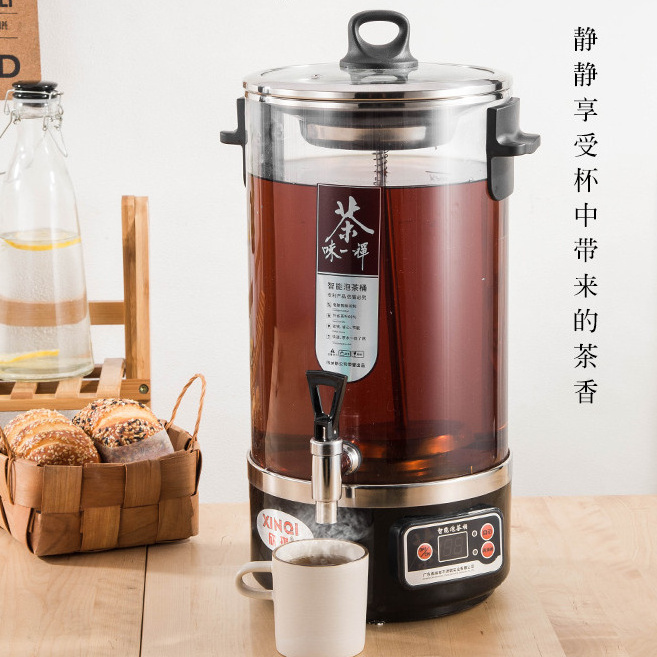 10L commercial tea brewer Electric tea boiler Glass Kettle with tea infuser