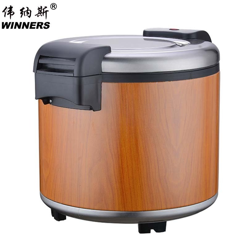 WINNERS commercial electric stainless steel pot food warmer electric soup rice warmer for hotel