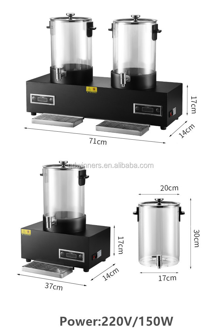 Restaurant Equipment Kitchen Electric Milk Warmer Hot Milk Dispenser Tea Coffee Milk Dispenser Drink Dispenser