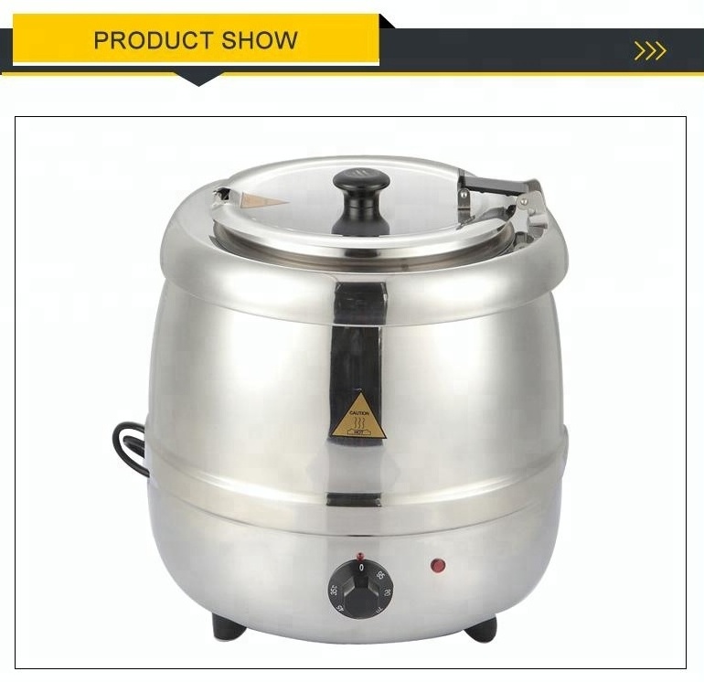 10L electric stockpot stainless steel soup pot for cooking