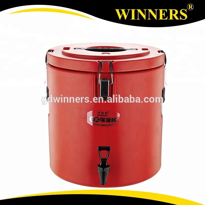 insulation thermos milk tea stainless steel bucket with lid