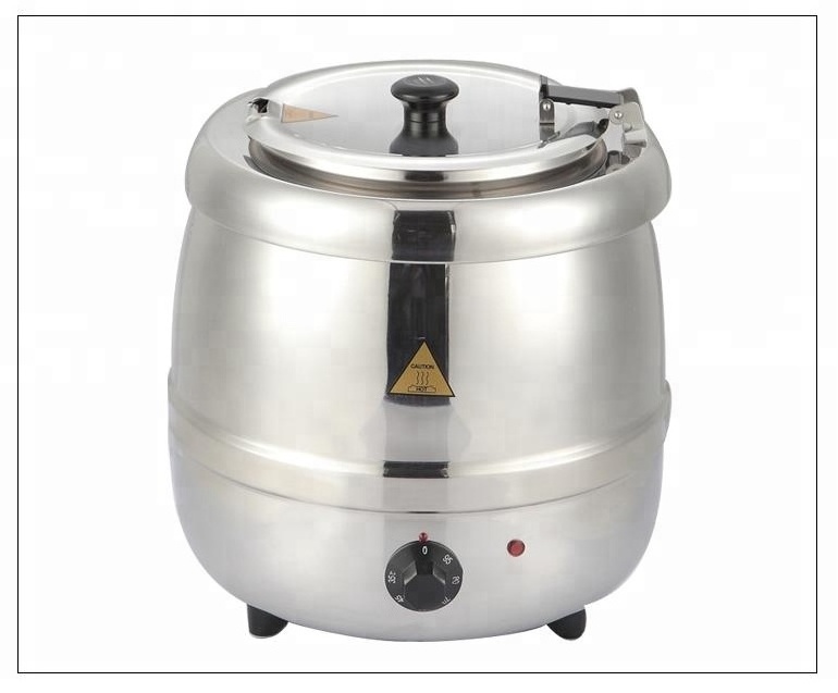 10L electric stockpot stainless steel soup pot for cooking