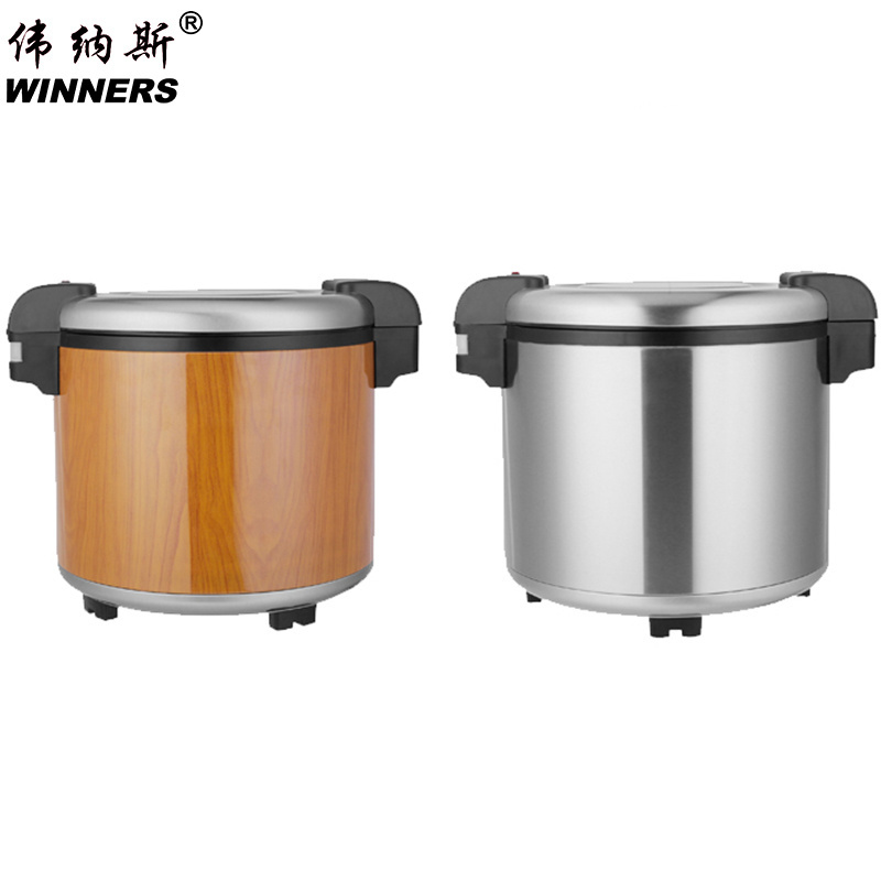 WINNERS commercial electric stainless steel pot food warmer electric soup rice warmer for hotel