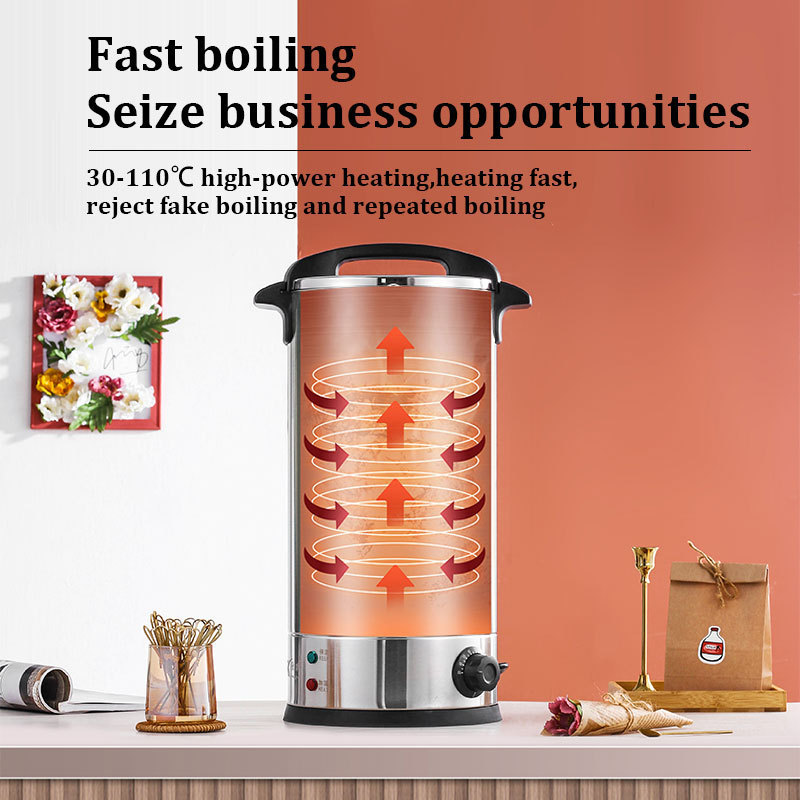 Electric samovar with faucet tea maker 20L stainless steel samovar high quality