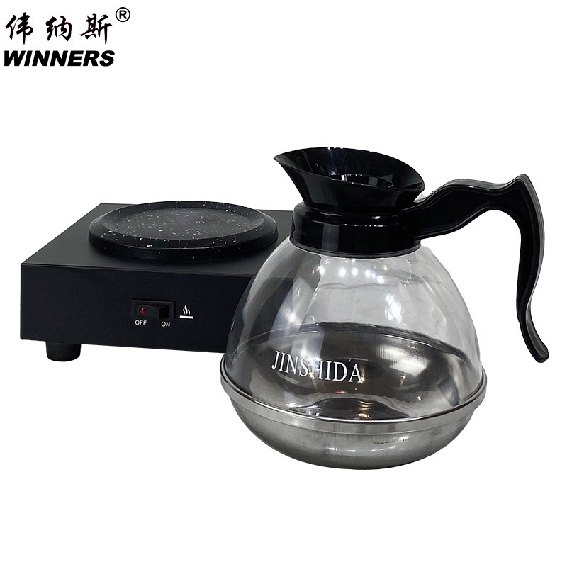 electric cafe boiler coffee carafe warmer catering electric stove with PC coffee pot coil heated stove