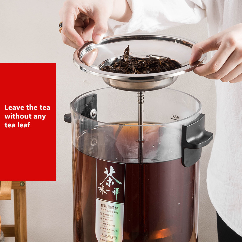 Hot Tea Maker Electric Glass Kettle with tea infuser